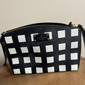 Kate Spade Black and White Checkered Women's Bag
